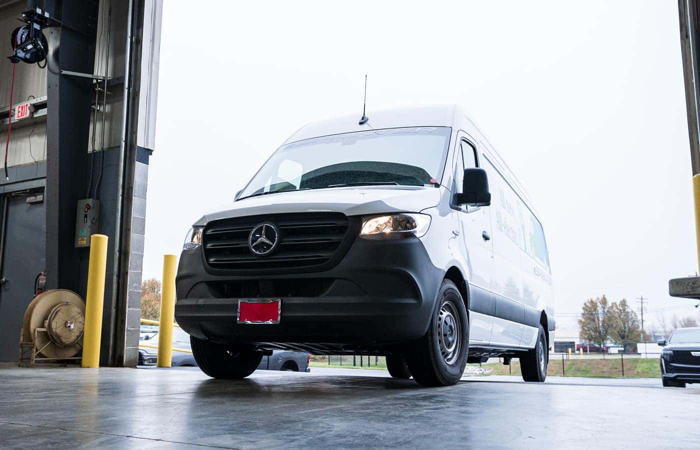 Mercedes-Benz Sprinter van pulls into MBW Luxury Collision