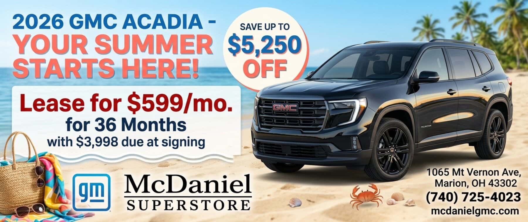 June 26 Acadia Deal