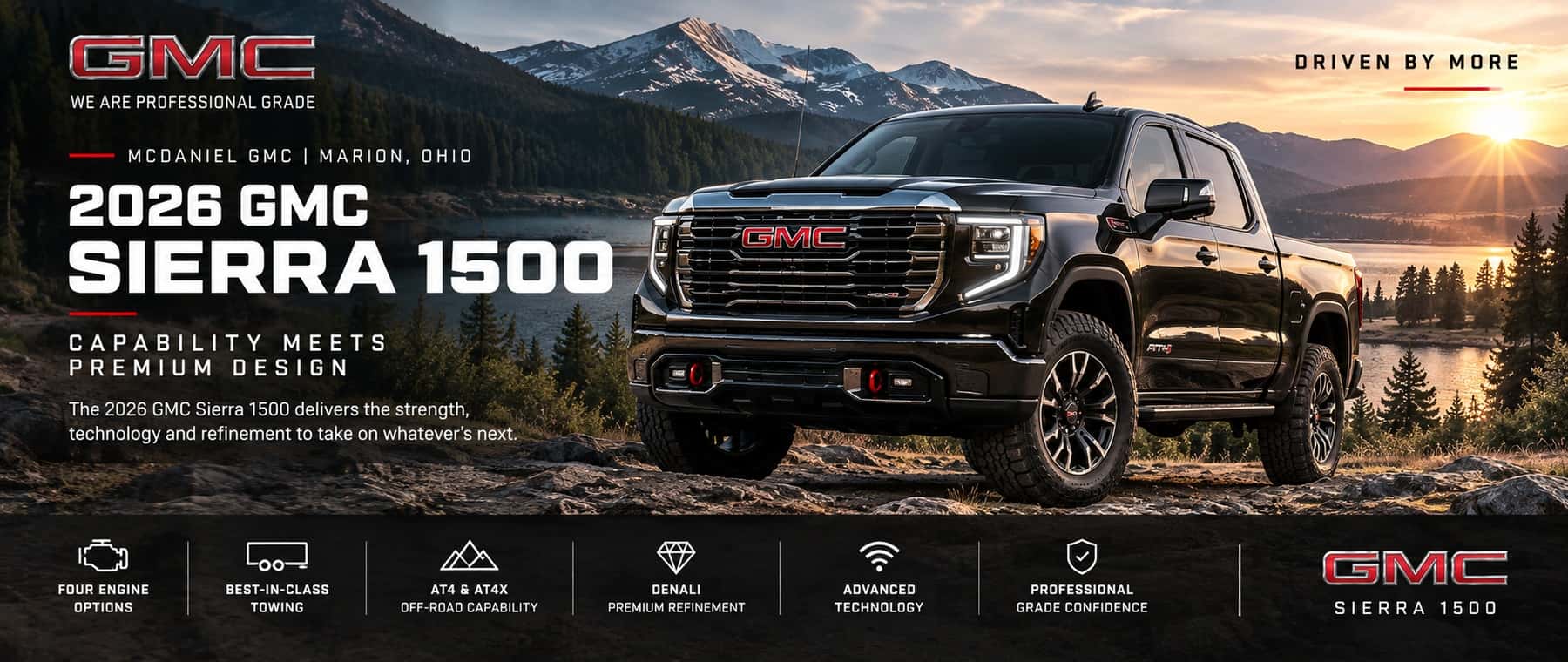 2026 GMC Sierra 1500 at McDaniel GMC in Marion, Ohio