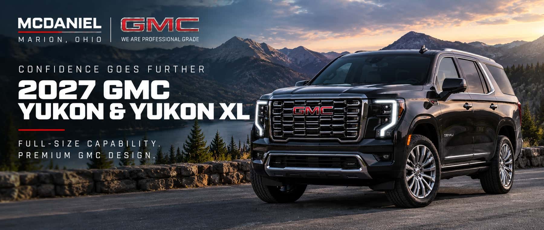 2027 GMC Yukon and Yukon XL at McDaniel GMC in Marion, Ohio