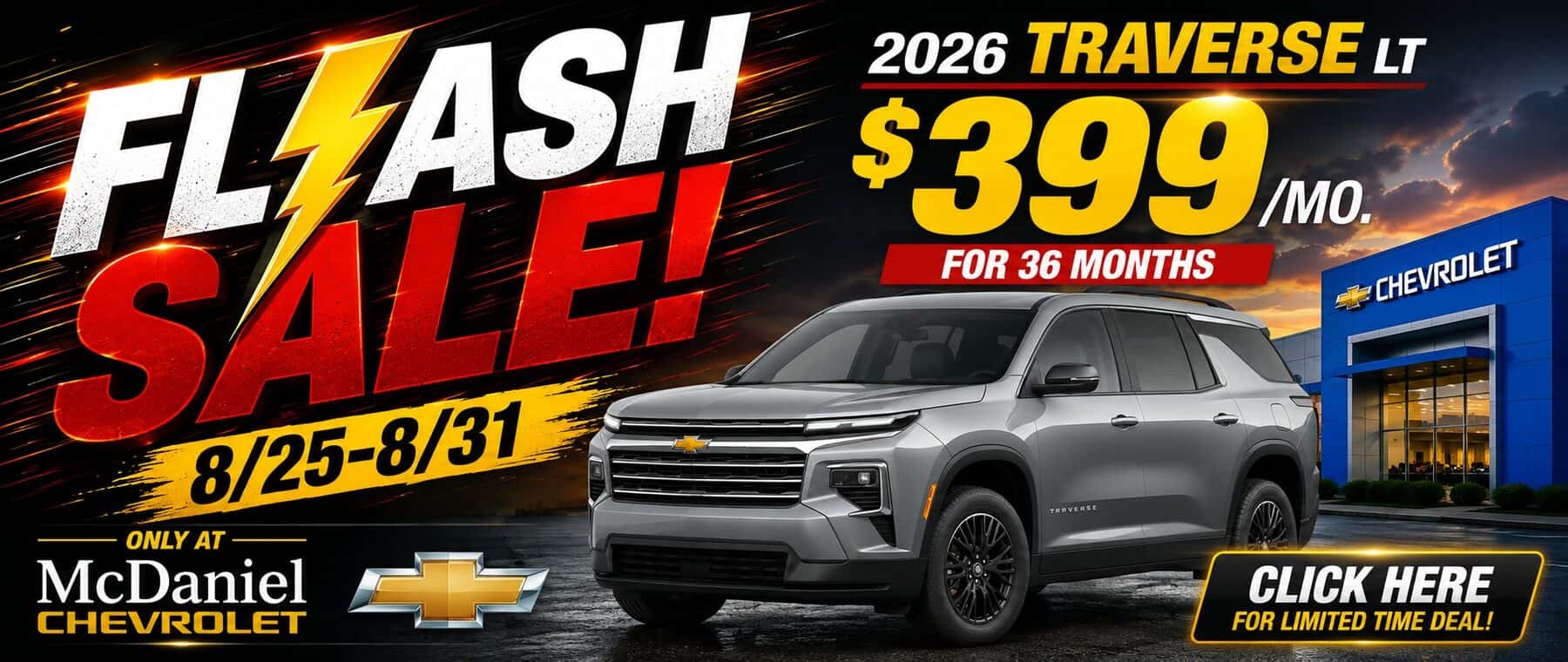 McDaniel_Chevrolet_Traverse_LT_Flash_Sale_1800x760_Under1MB