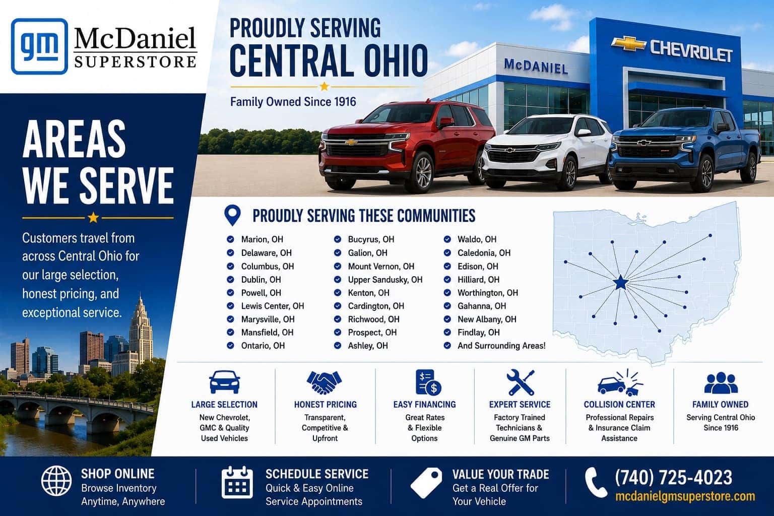 Areas We Serve