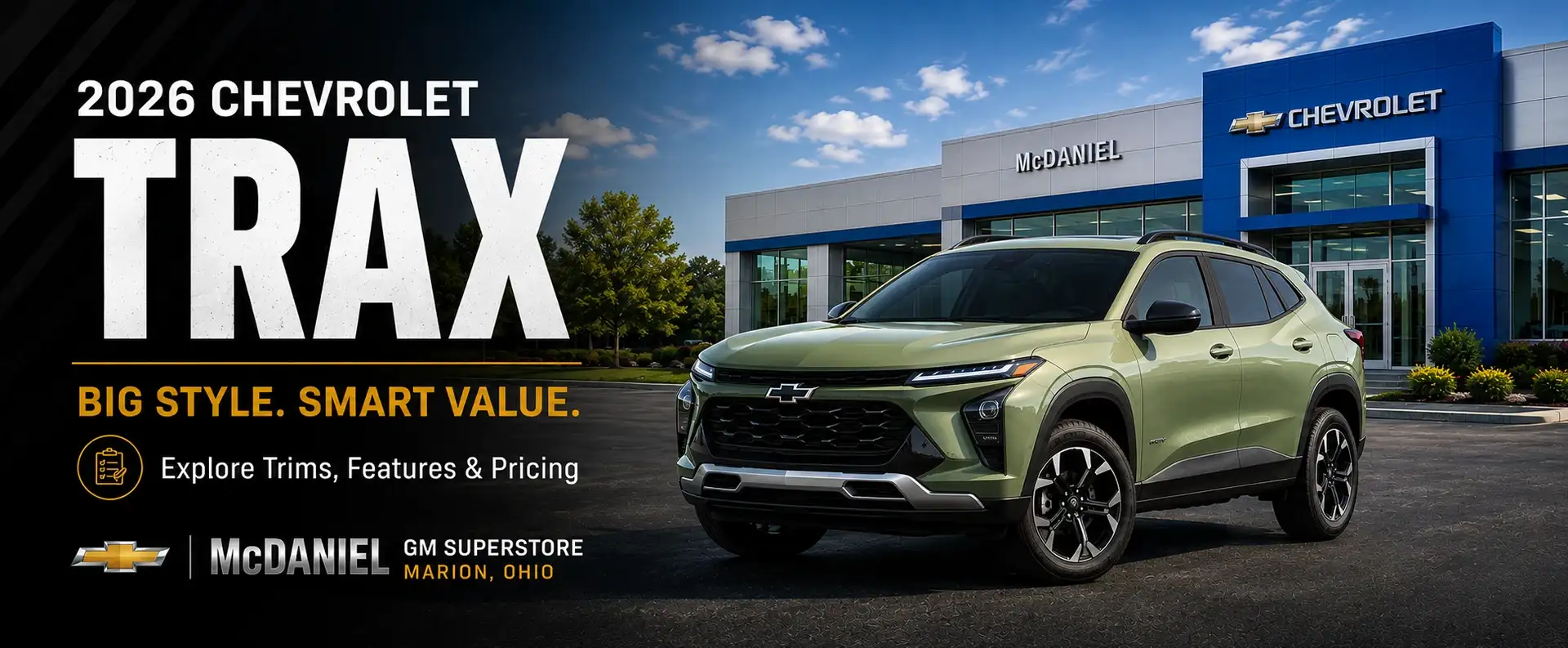 2026 Chevrolet Trax in Marion Ohio at McDaniel GM Superstore