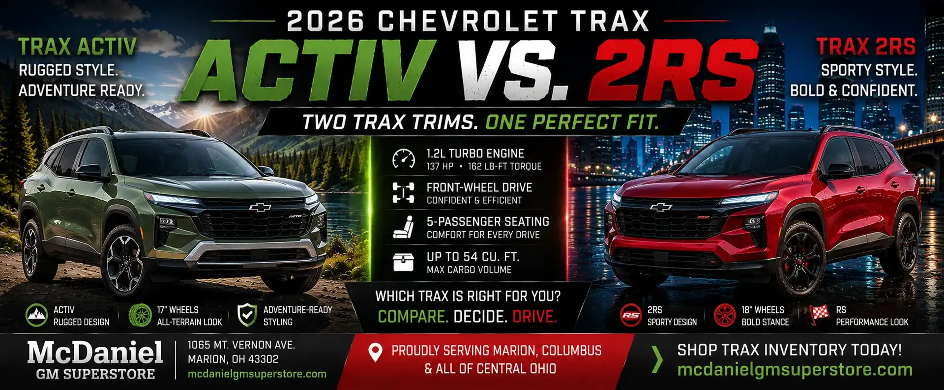 TRAX ACT VS 2RS