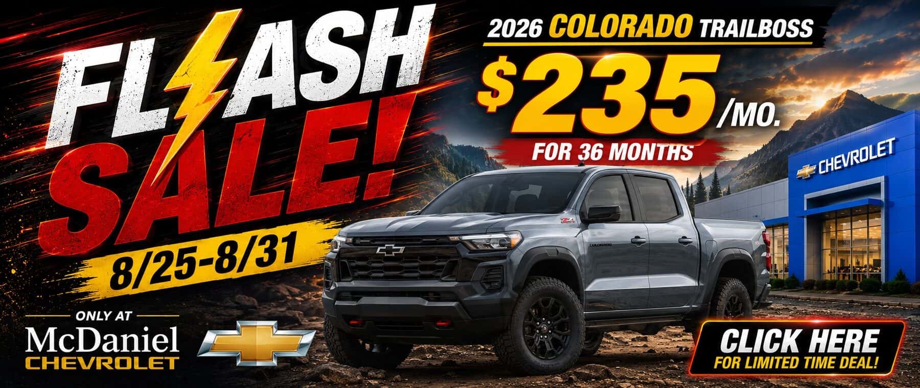 flash sale colorado