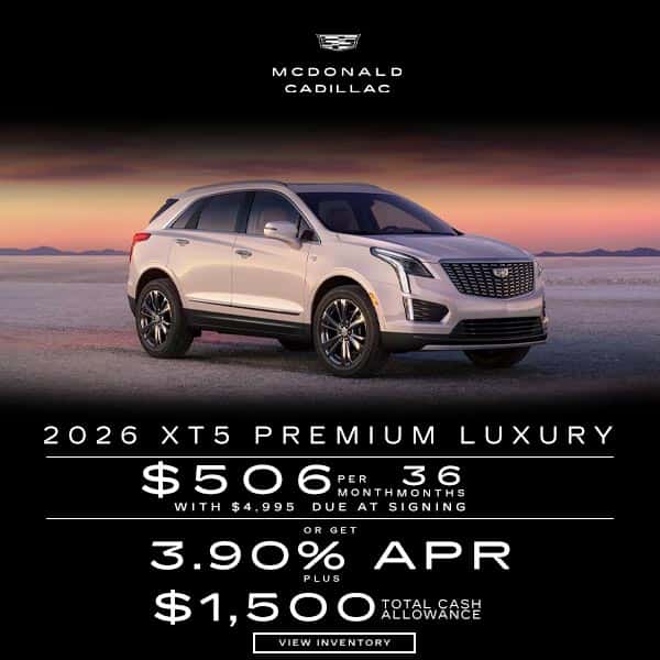 New 2026 Cadillac XT5 Premium Luxury