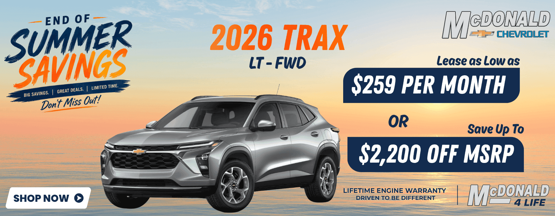 2026 Trax Desktop Banner