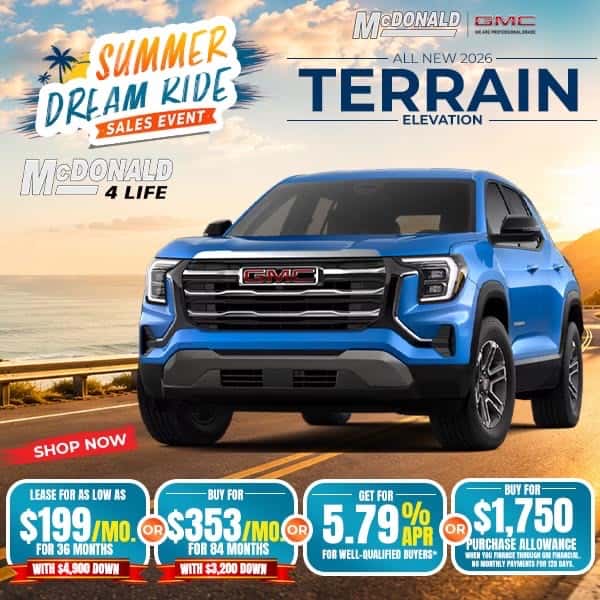 New 2026 GMC Terrain Elevation
