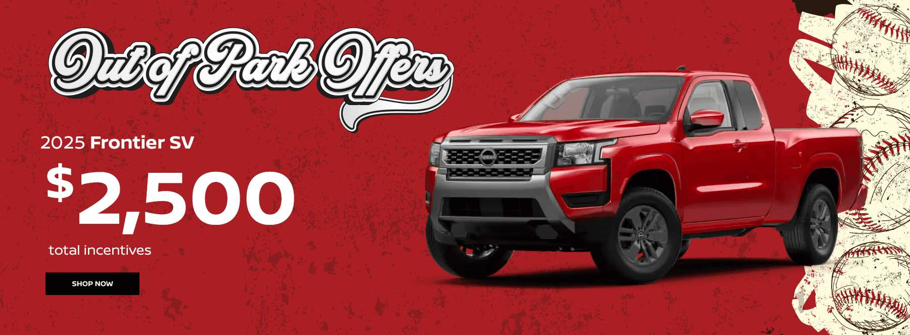 2025 Frontier SV $2,500 total incentives