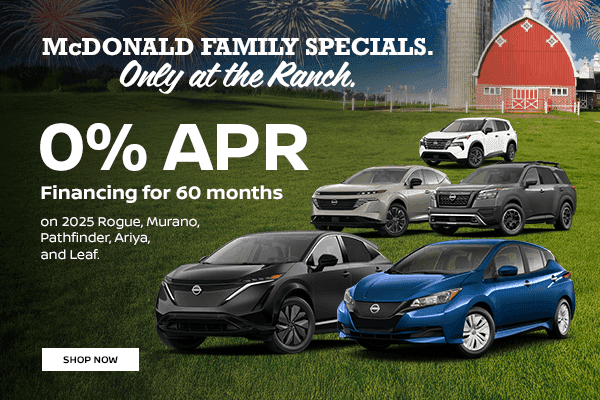 2025 Rogue, Murano, Pathfinder, Ariya, and Leaf.