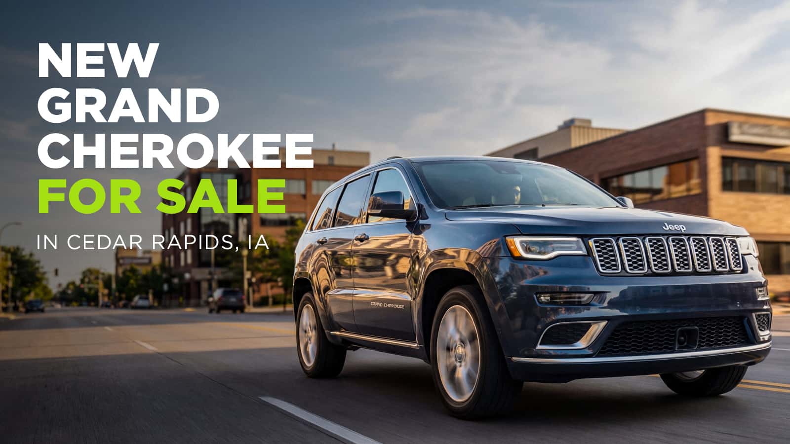New Jeep Grand Cherokee for Sale in Cedar Rapids - Grand Cherokee diving downtown cedar rapids