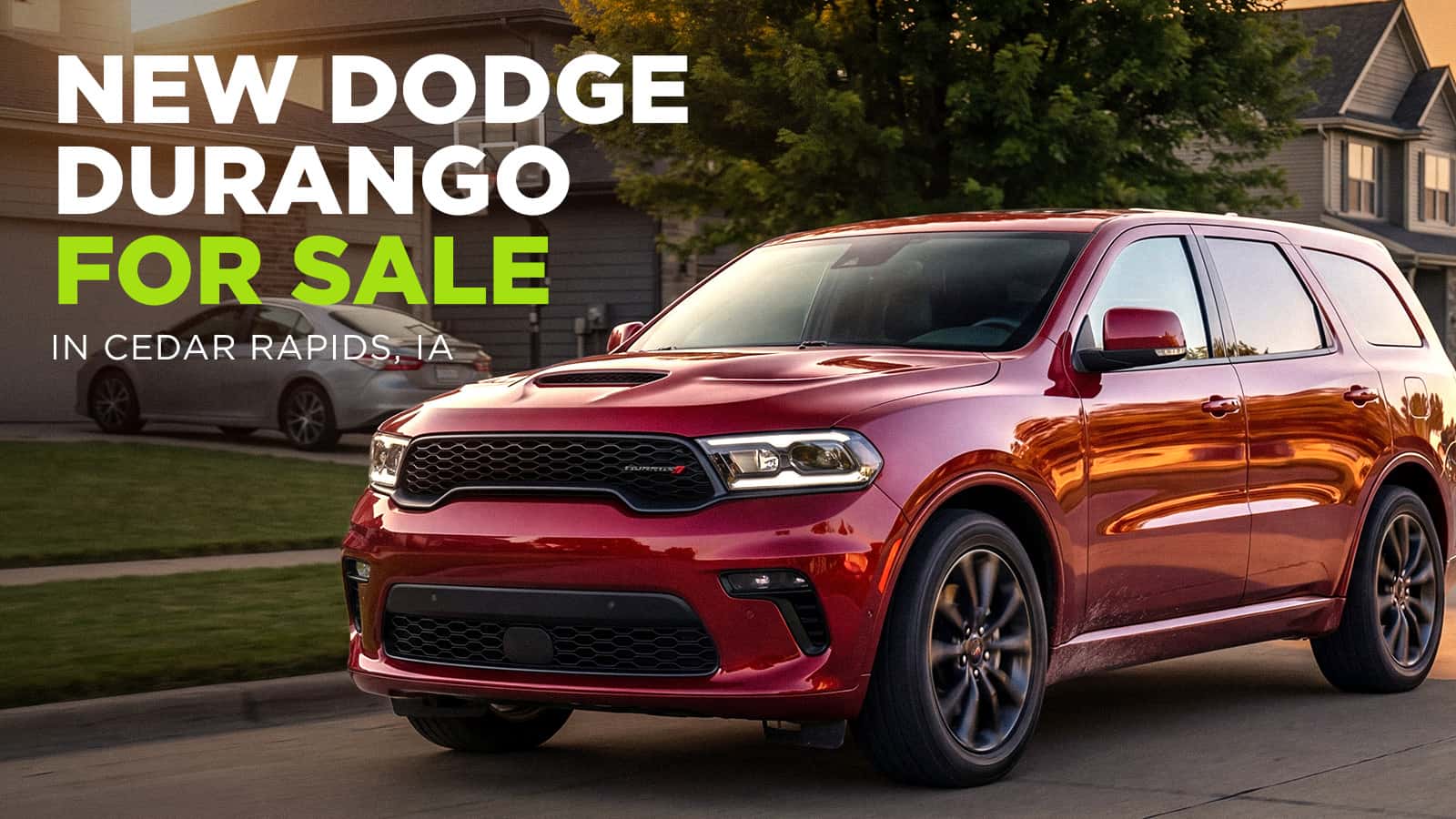 New Dodge Durango for Sale in Cedar Rapids - Dodge Durango driving near Cedar Rapids