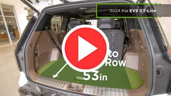 2024 Kia EV9 GT-Line Cargo Space Measurements