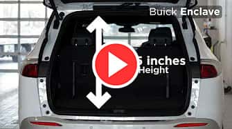 Buick Enclave Cargo Space Measurements