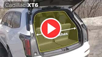 Cadillac XT6 Cargo Space Measurements