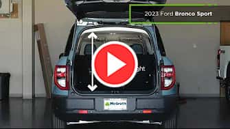 Ford Bronco Sport Cargo Space Measurements