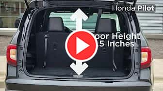 Honda Pilot Cargo Space Measurements
