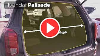 Hyundai Palisade Cargo Space Measurements