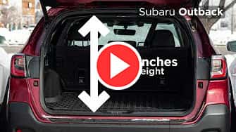 Subaru Outback Cargo Space Measurements