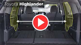 Toyota Highlander Cargo Space Measurements
