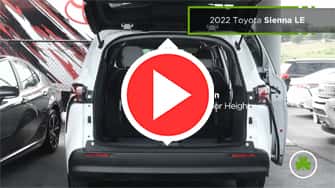 Toyota Sienna Cargo Space Measurements