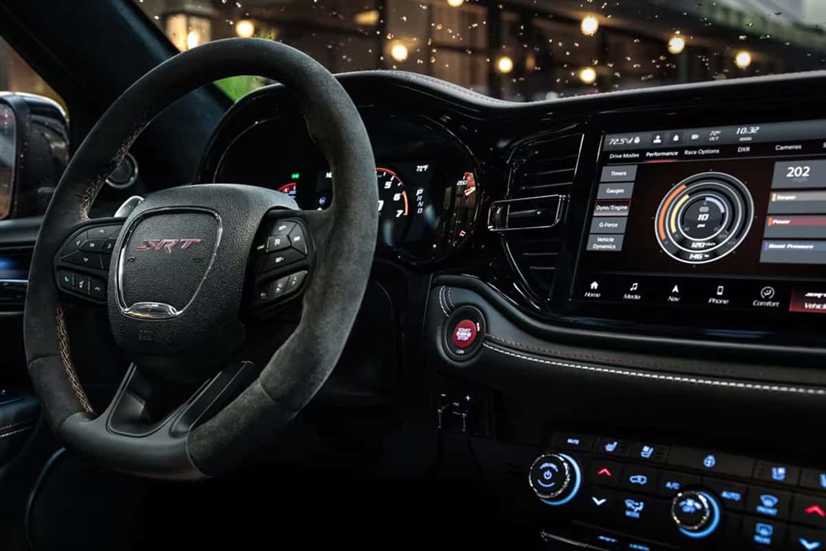 Dodge interior features