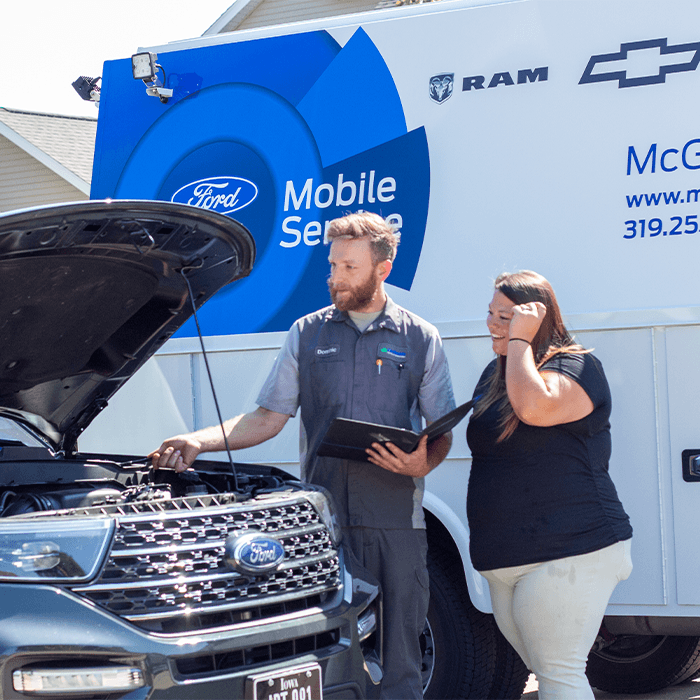 Fleet mobile service appointment