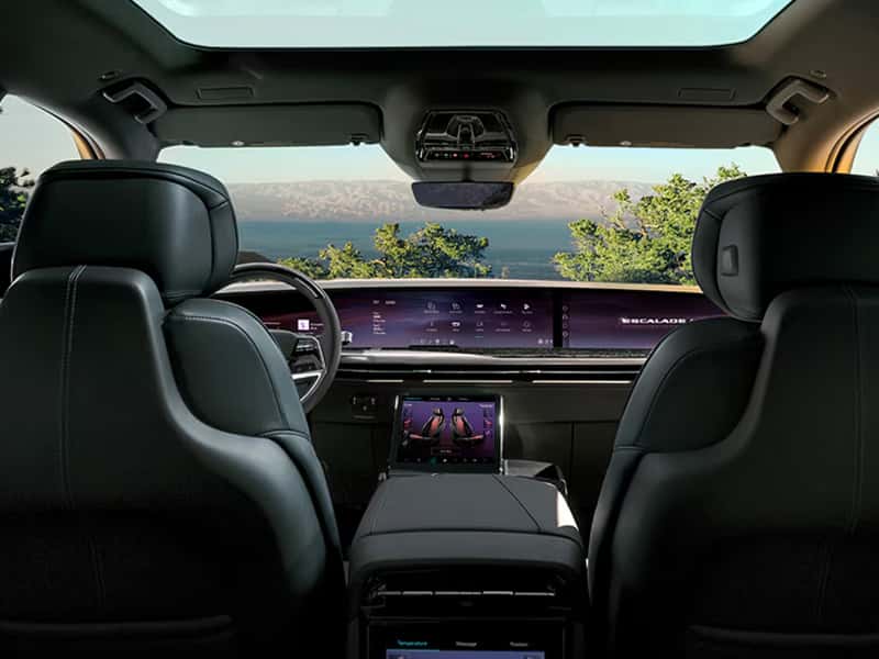 Cadillac Escalade interior seating and luxury