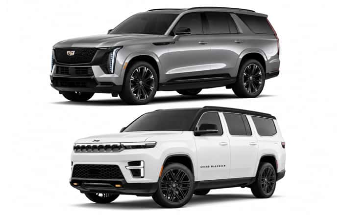 Cadillac Escalade vs Jeep Grand Wagoneer comparison