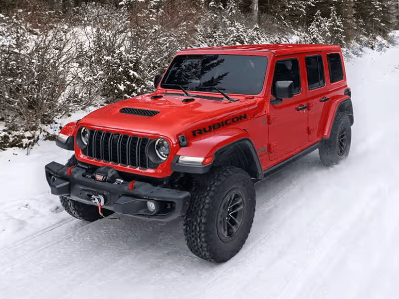 Jeep Wrangler engines and four-wheel-drive capability