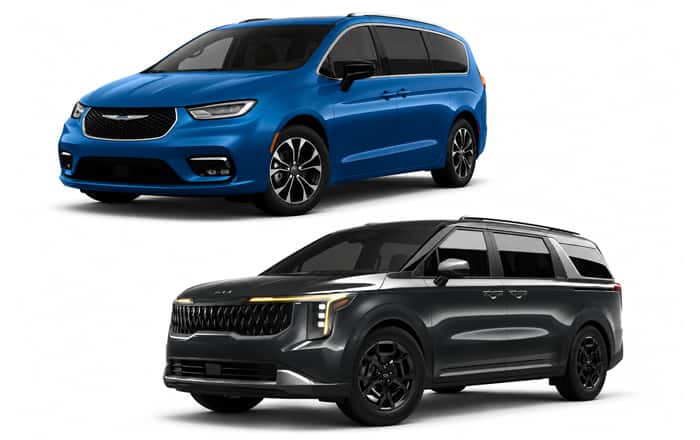 Chrysler Pacifica vs Kia Carnival comparison