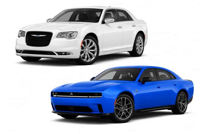 Dodge Charger vs Chrysler 300 comparison