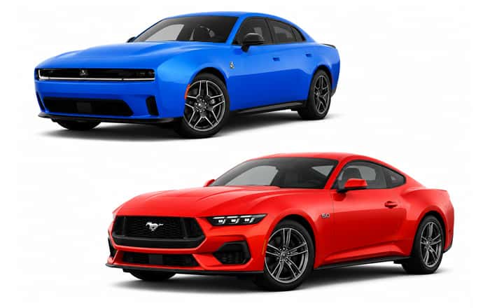 Dodge Charger vs Ford Mustang comparison