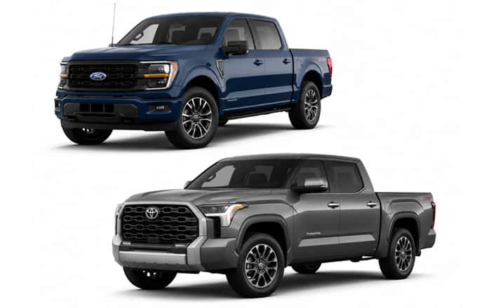 Ford F-150 and Toyota Tundra comparison