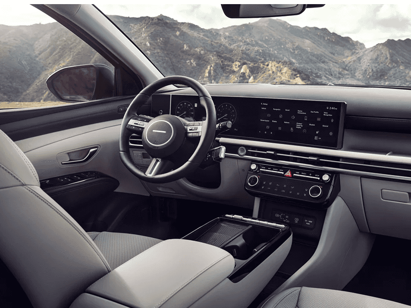 Hyundai Tucson interior seating and cargo space