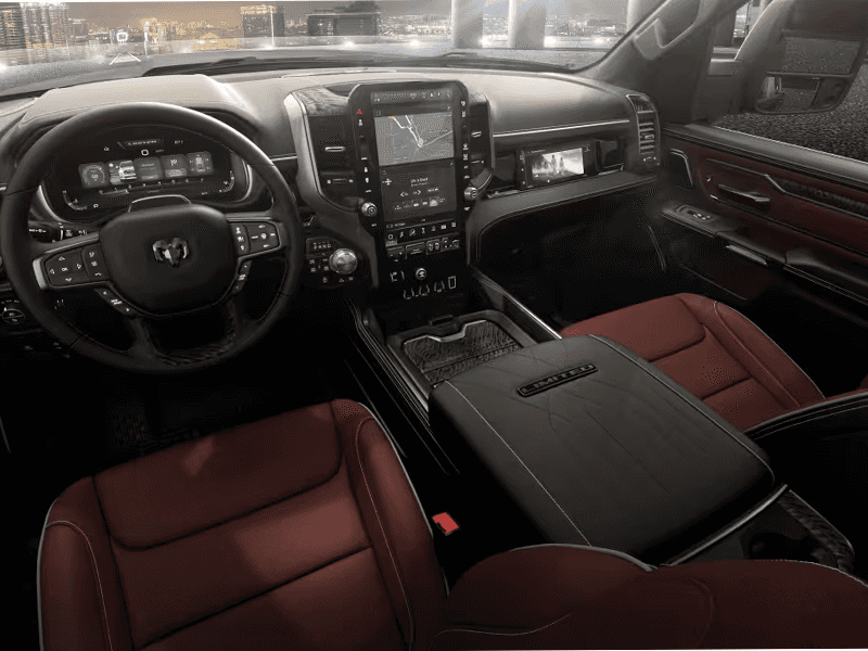 Ram 1500 interior seating and cab space