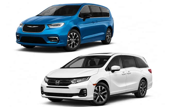 Chrysler Pacifica vs Honda Odyssey comparison