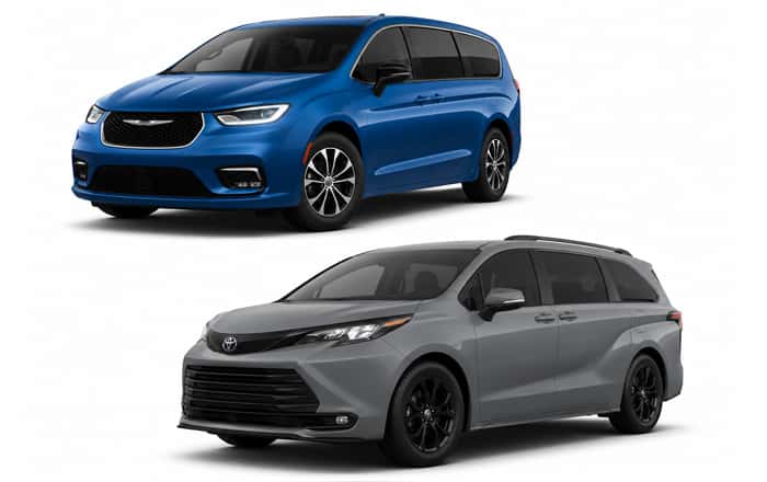 Chrysler Pacifica vs Toyota Sienna comparison