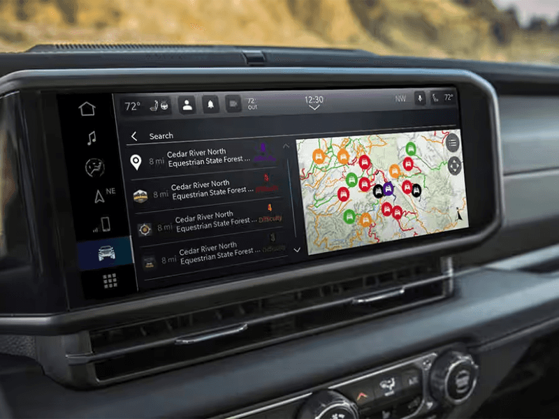 Jeep Wrangler technology and Uconnect features