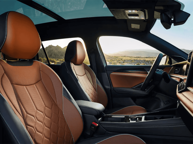 Volkswagen Tiguan interior seating and cargo space