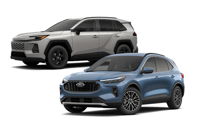 Toyota RAV4 and Ford Escape Hybrid comparison