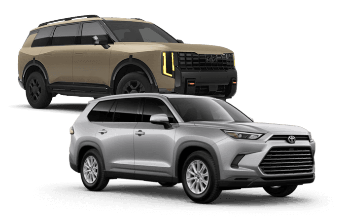 Kia Telluride and Toyota Grand Highlander comparison