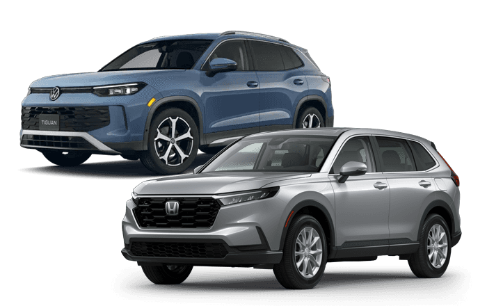 Volkswagen Tiguan and Honda CR-V comparison