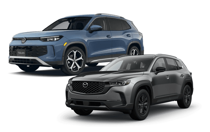Volkswagen Tiguan and Mazda CX-50 comparison