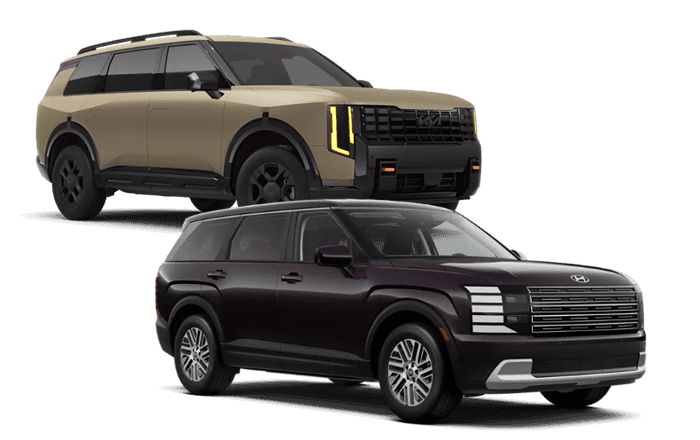 Kia Telluride and Hyundai Palisade comparison