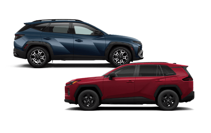 Hyundai Tucson and Toyota RAV4 comparison
