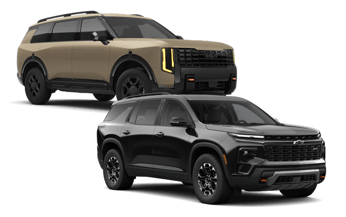 Kia Telluride and Chevrolet Traverse comparison