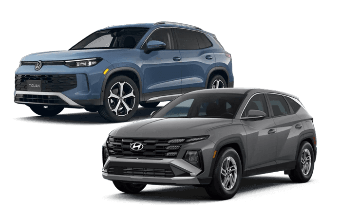 Volkswagen Tiguan and Hyundai Tucson comparison