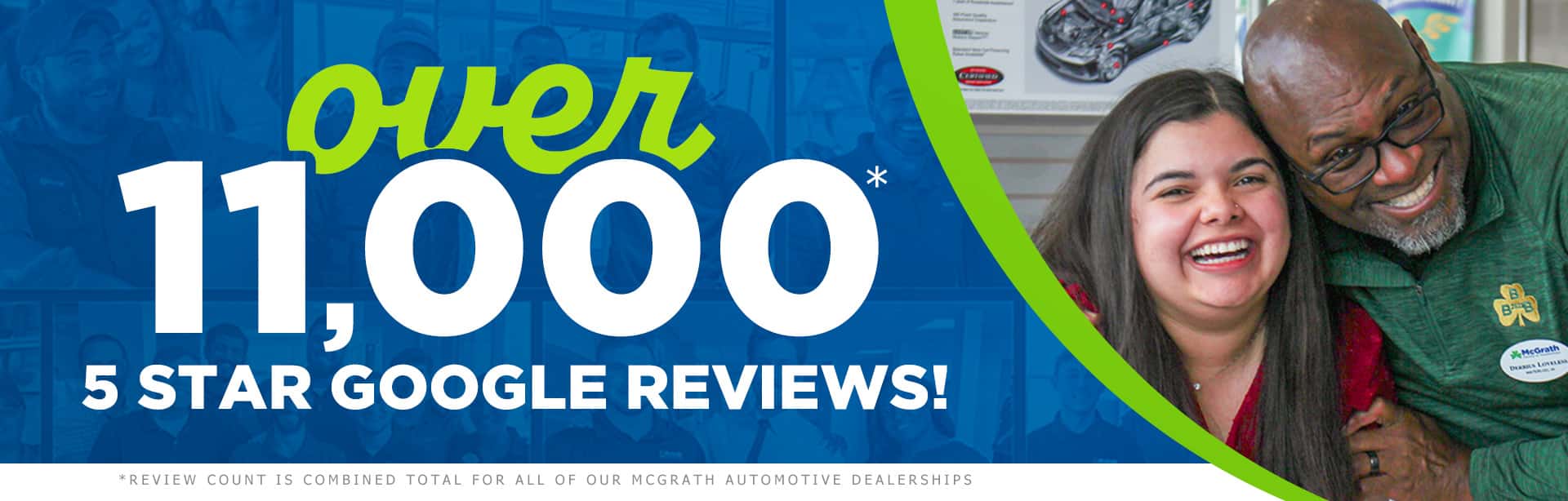11K 5 Star Google Reviews!