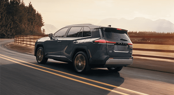 Toyota RAV4 driving in Iowa